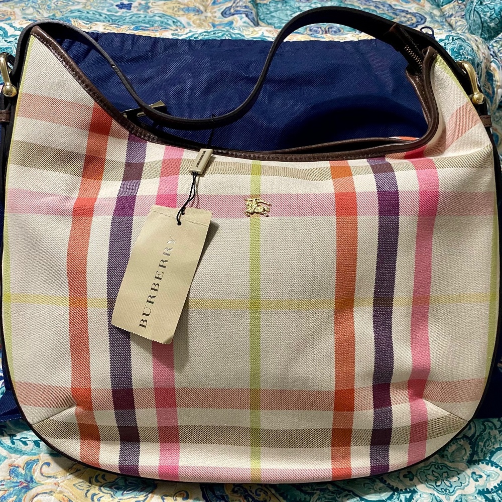 Burberry Multicolor cloth hobo bag